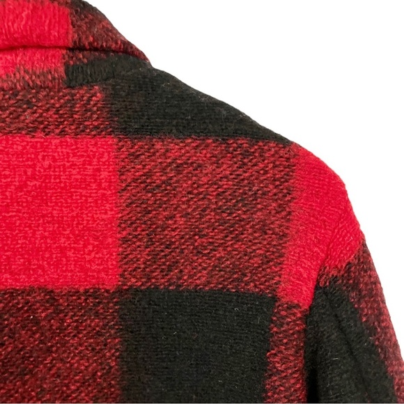 WILFRED Buffalo Check Wool Coat - Picture 9 of 15